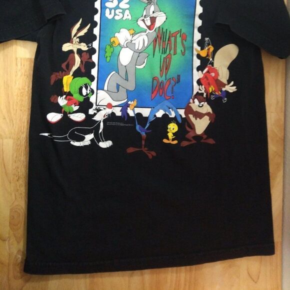 Vintage Looney Tunes Stamp Collection T-Shirt - Picture 2 of 8